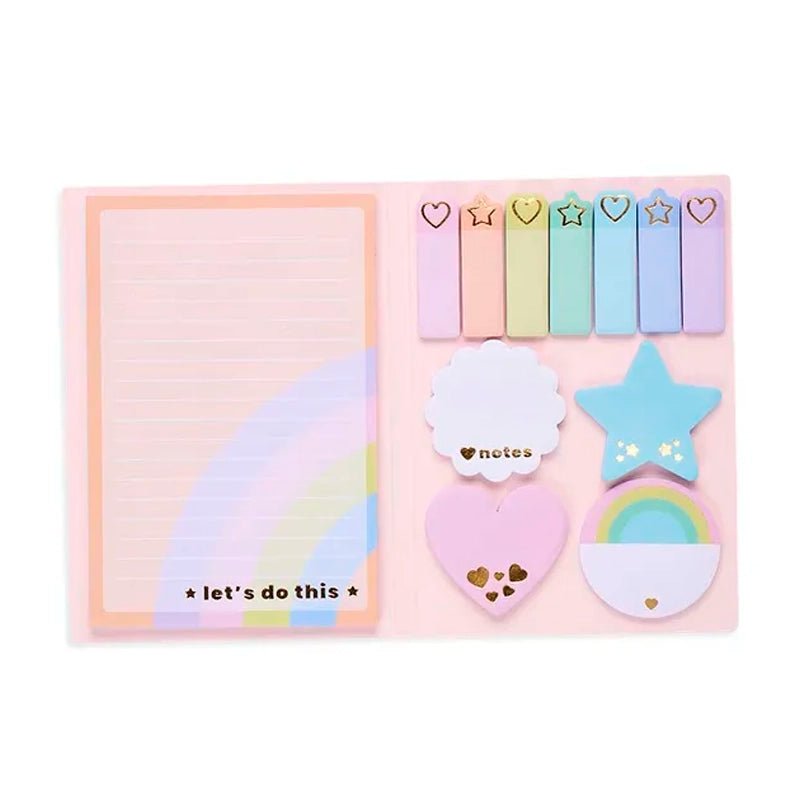 Side Notes Sticky Tab Note Pad Set