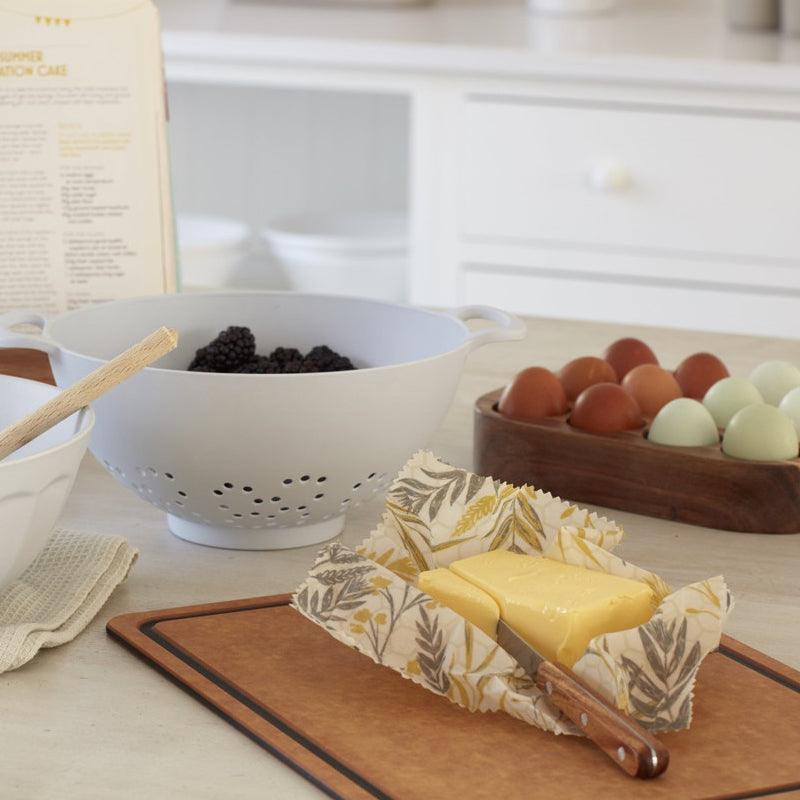 Organic Cotton & Beeswax Food Bags - 3pcs - Waha Lifestyle