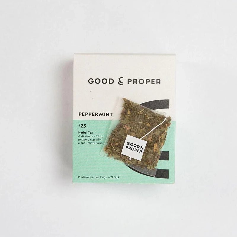 GOOD & PROPER TEA Peppermint Caffeine - free Herbal Tea - 15bags - Waha Lifestyle