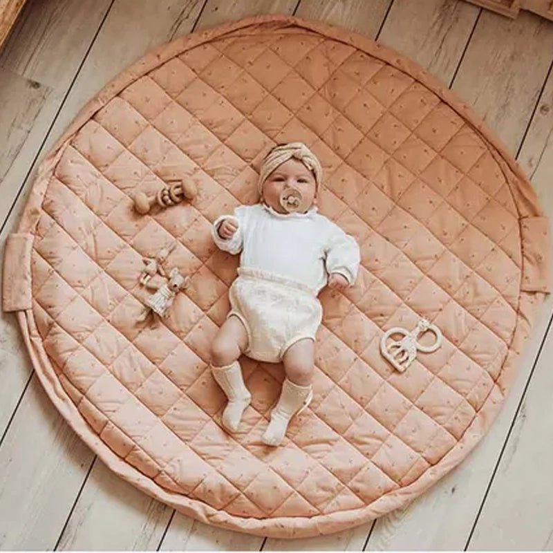 Organic 3-in-1 Soft Baby Mat & Storage Bag