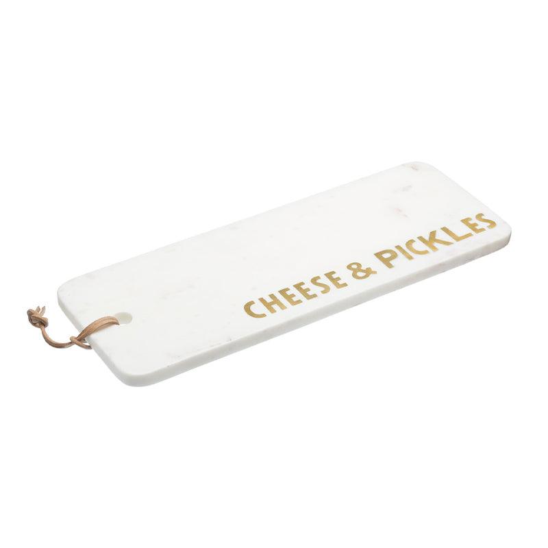 Rectangular Cheese & Pickles Marble Serving Platter - Waha Lifestyle