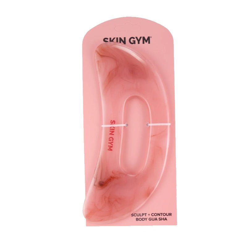 Body Gua Sha Massage Tool with Handle - Pink