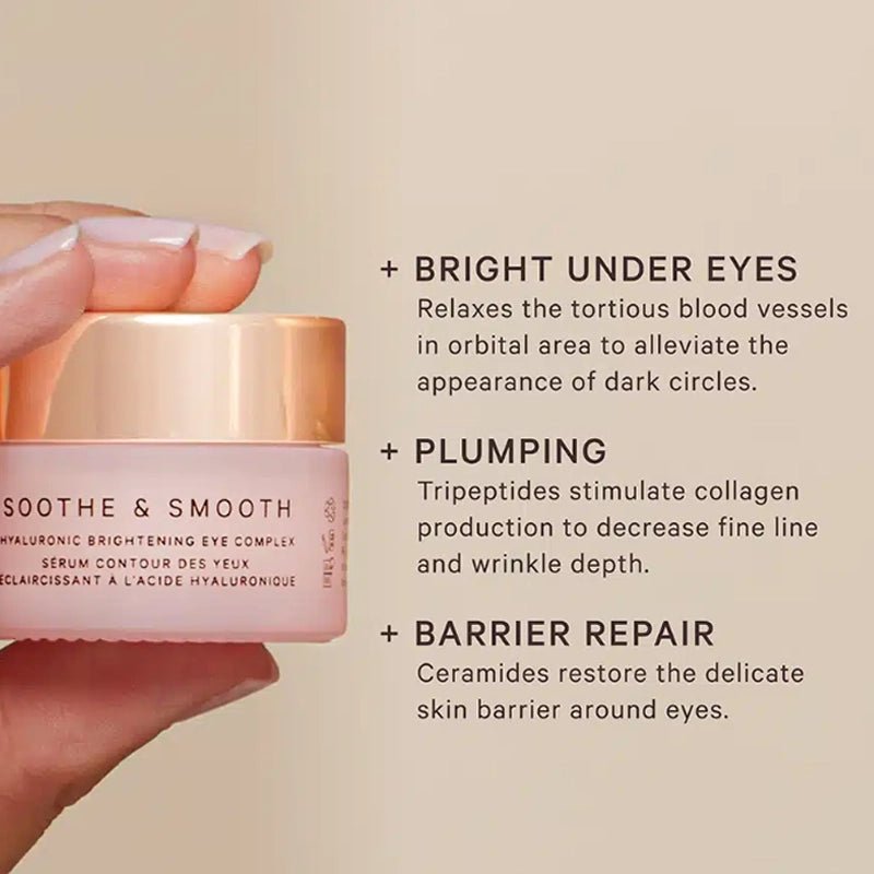 Soothe & Smooth Hyaluronic Brightening Eye Cream - 14ml - Waha Lifestyle