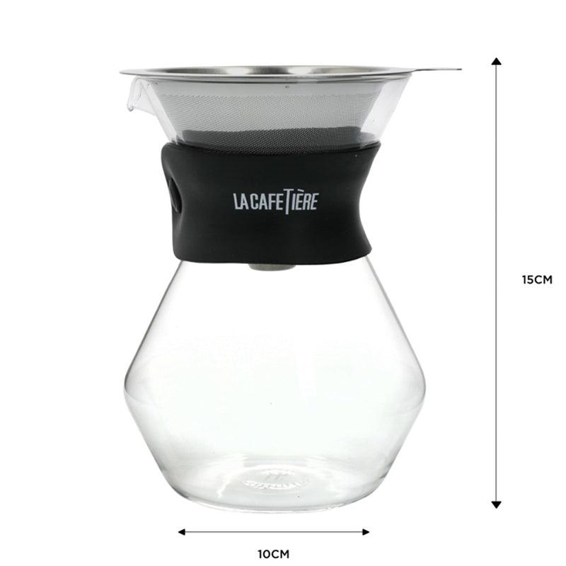 Stainless Steel Coffee Dripper With Glass Carafe - Waha Lifestyle