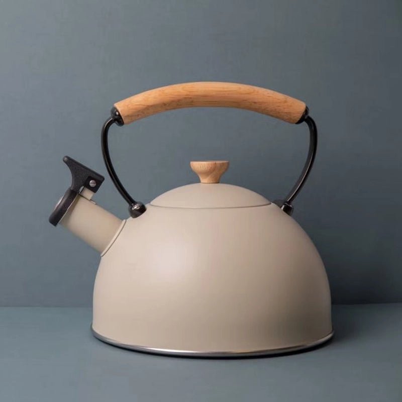 Stainless Steel Whistling Kettle with Spout cover & Lid Knob - 1.6L - Waha Lifestyle