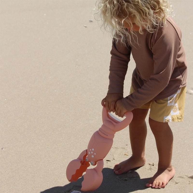 Coral Lobster Sand Claws Baby Beach Toy
