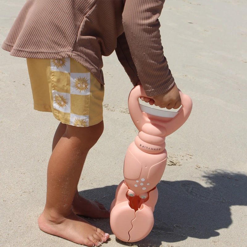 Coral Lobster Sand Claws Baby Beach Toy