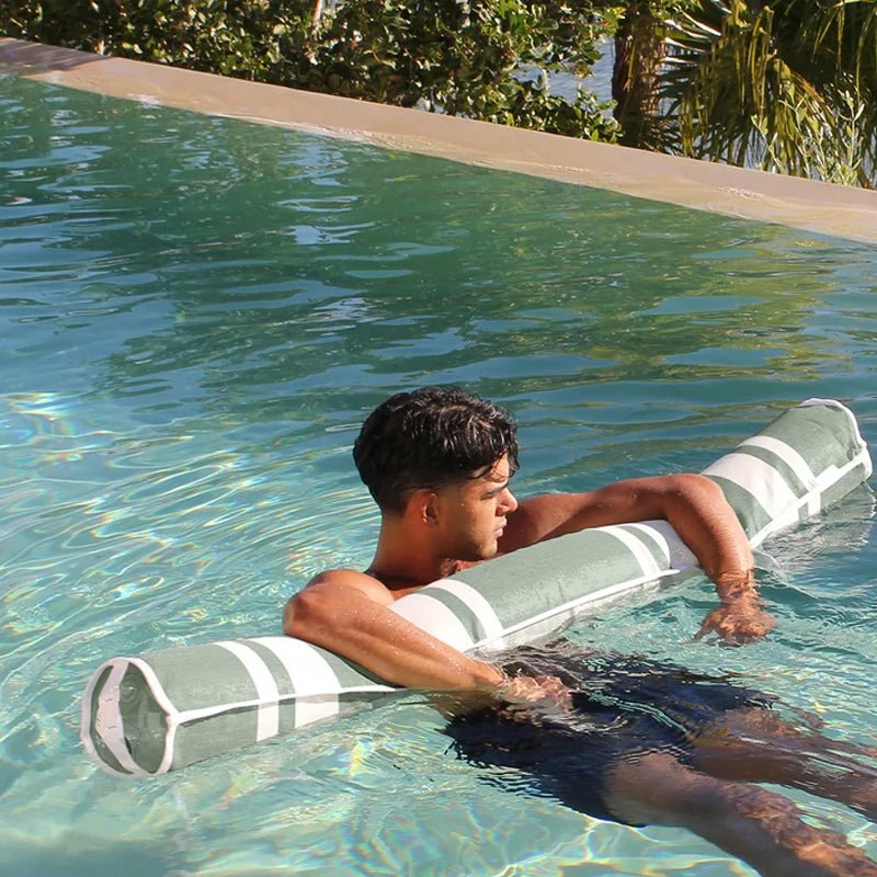 Inflatable Mesh Pool Noodle Float for Beach and Pool Relaxation