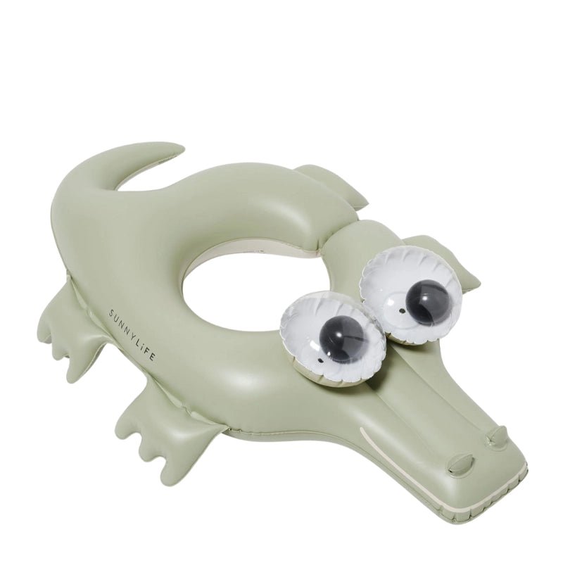 Kids Tube Pool Ring - Cookie the Croc Khaki