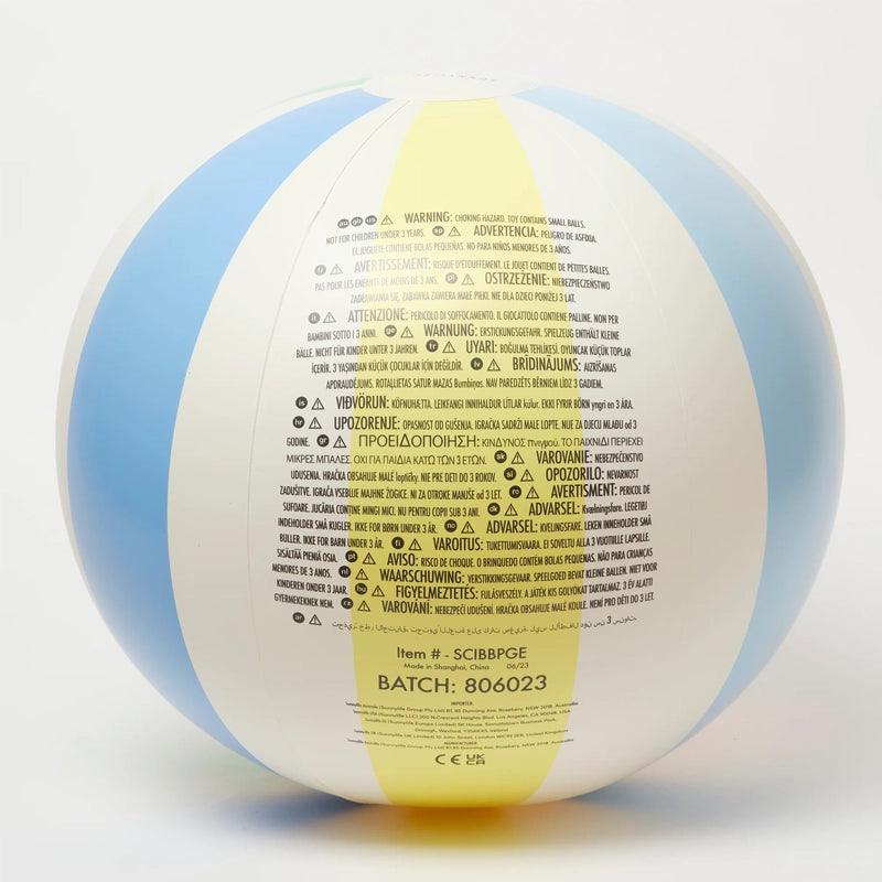 Pool Side Inflatable Beach Ball - Pastel Gelato