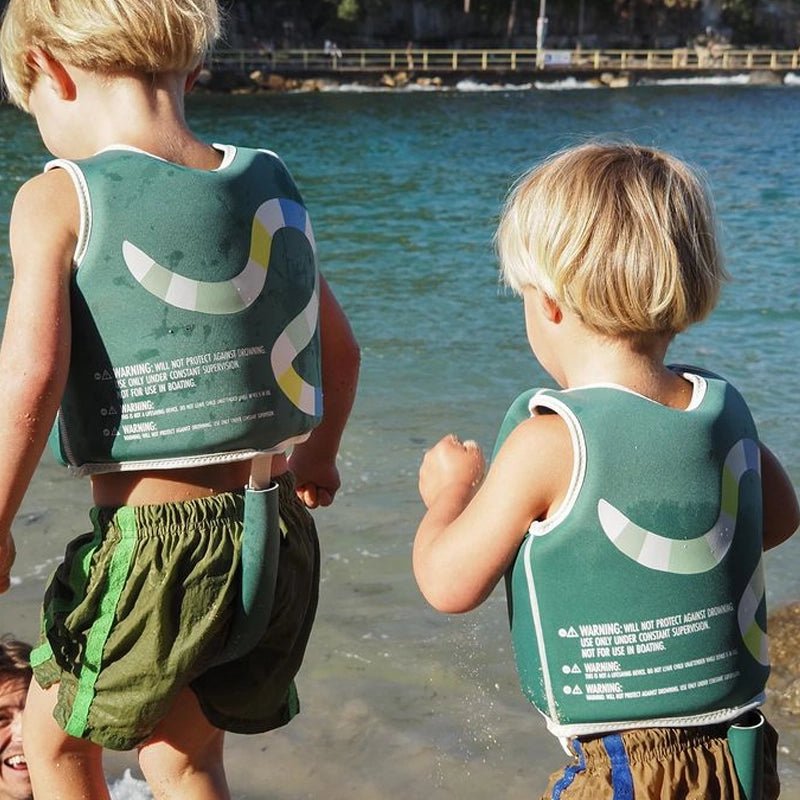 Swim Vest For Kids - Into the Jungle - Green