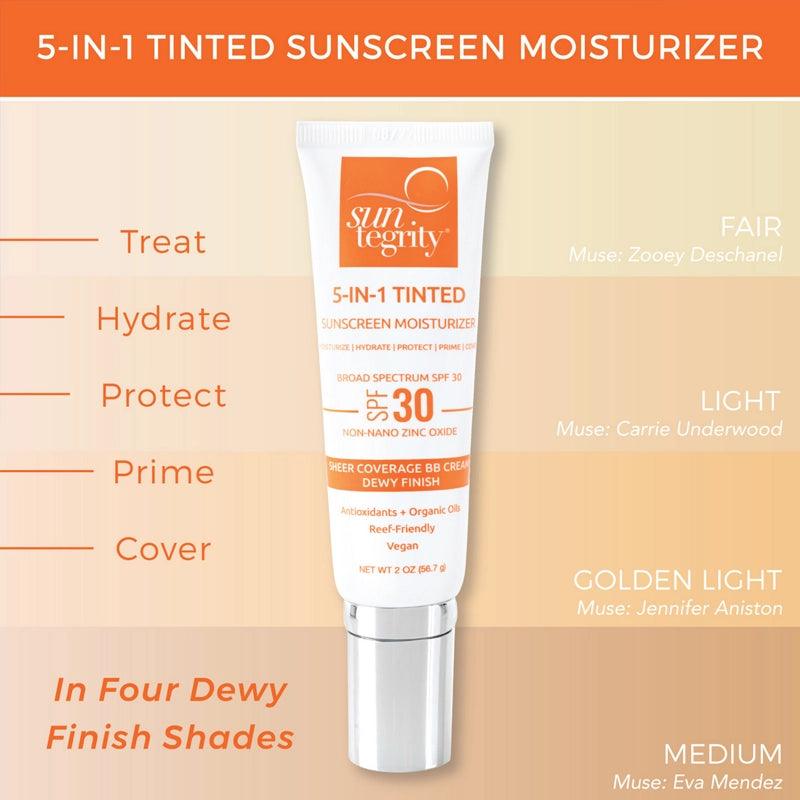 5-IN-1 Broad Spectrum Tinted Moisturizing Sunscreen - SPF 30 - 56.7g