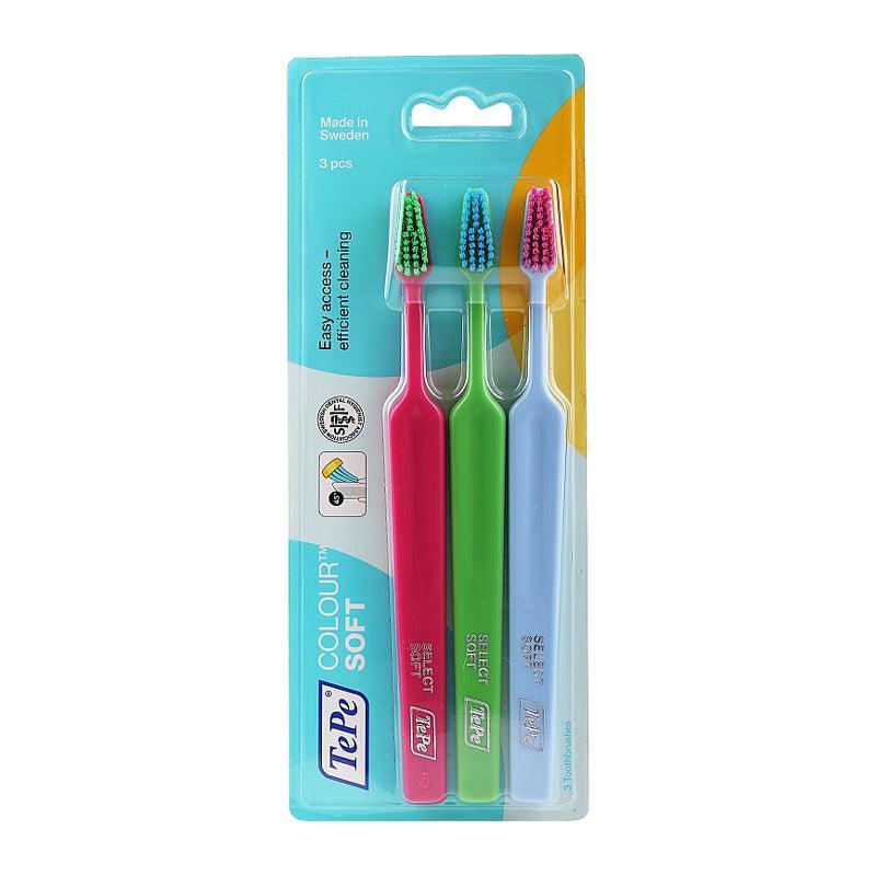 TePe Color Soft Assorted Toothbrush - 3pcs - Waha Lifestyle