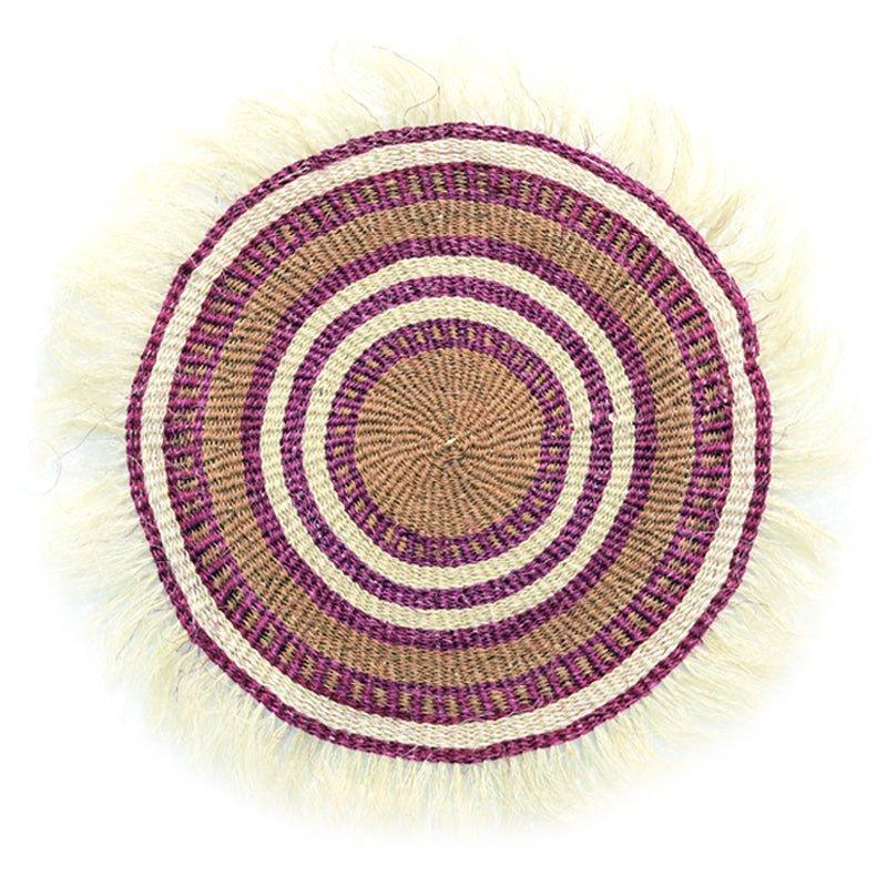 The Basket Room Ukuta Fringed Wall Hanging - Large - Waha Lifestyle
