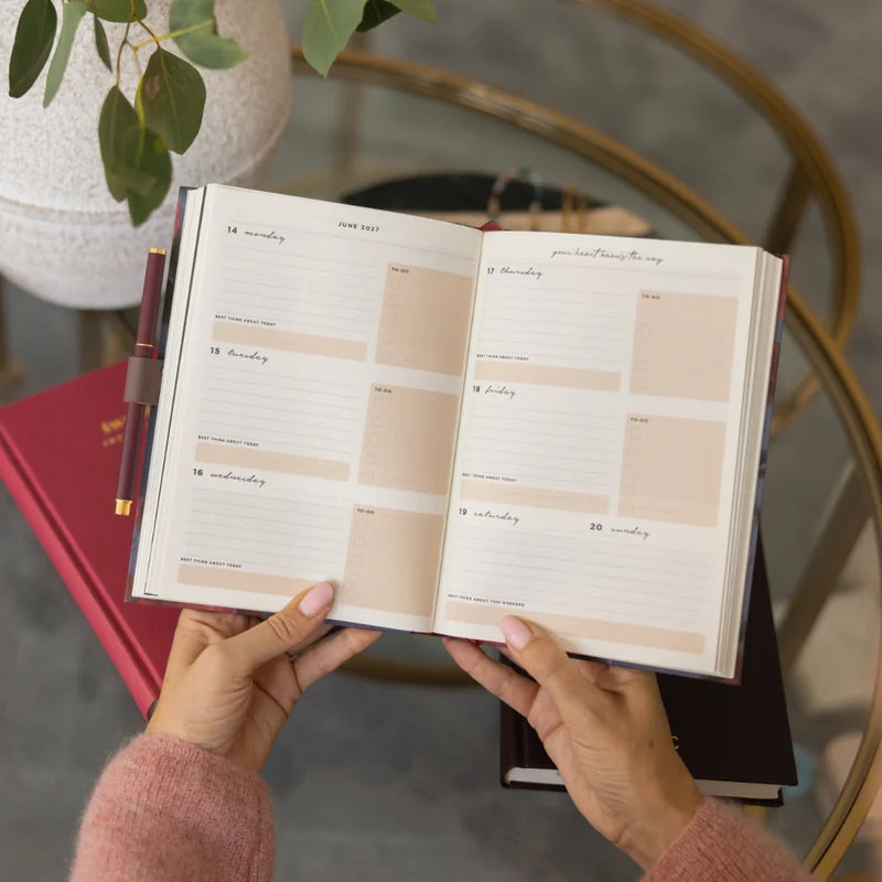 2027 Lifestyle Weekly Planner with Habit Tracker & Reflection Prompts - A5