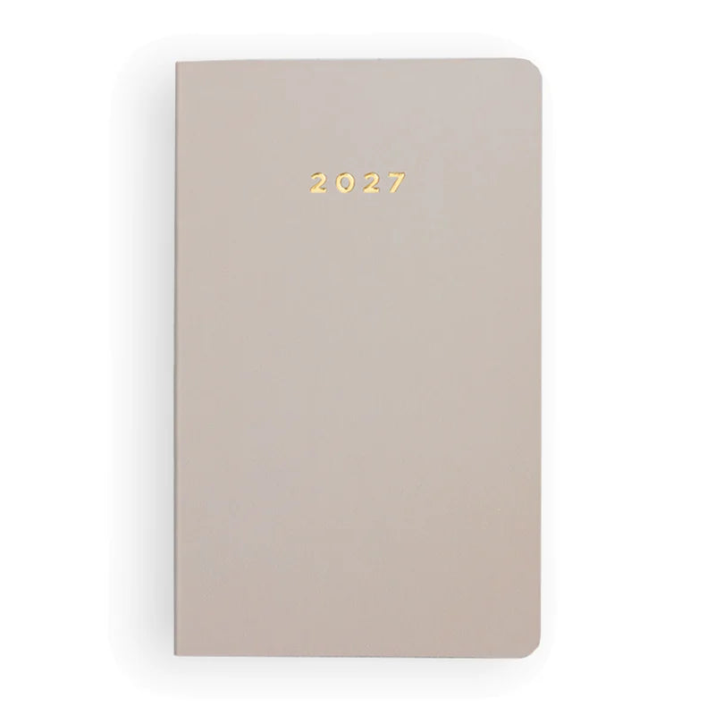 2027 Minimal Weekly Planner with Flexi Cover - 13 x 21cm