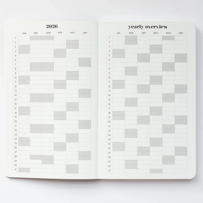 THE INSPIRED STORIES 2026 Minimal Weekly Planner - A5 in Kuwait - Waha Lifestyle