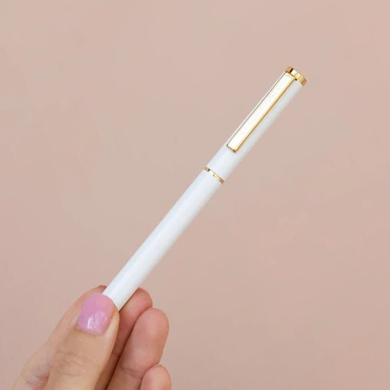 THE INSPIRED STORIES Black Ink Ballpoint Pen with Gold Detailing in Kuwait - Waha Lifestyle