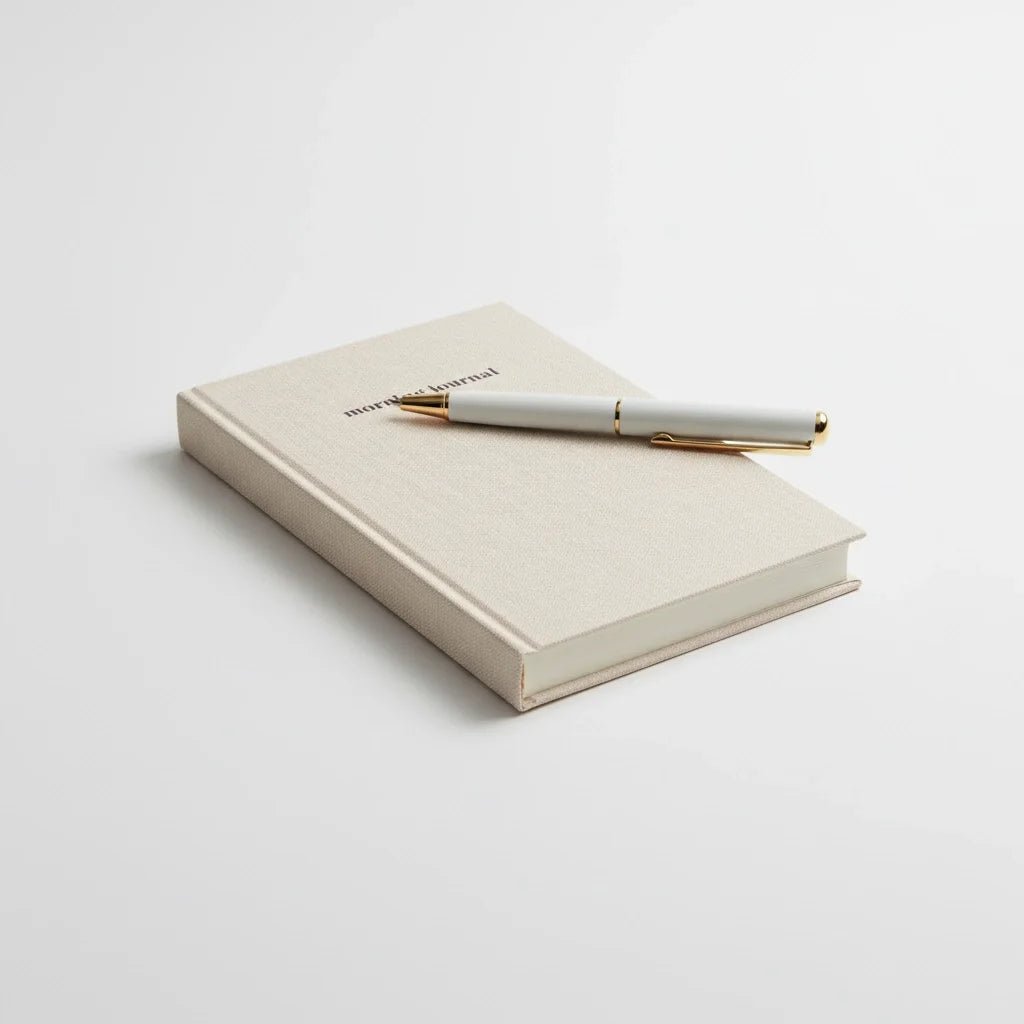 THE INSPIRED STORIES Mindful Morning Journal & Pen Set in Kuwait - Waha Lifestyle
