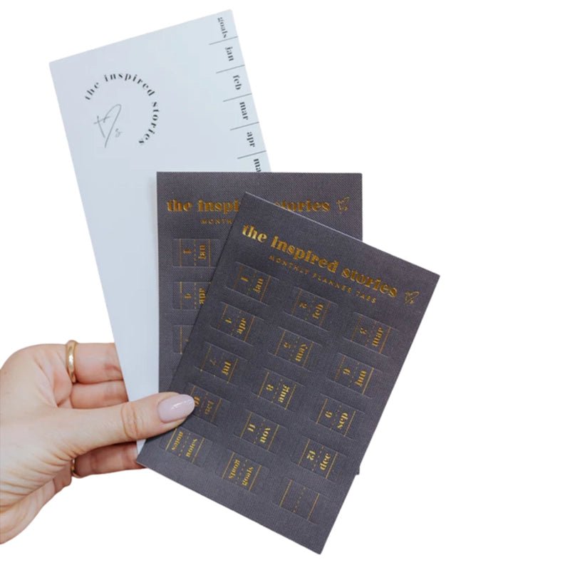 Monthly Tab Stickers - Pack of 2 Sheets