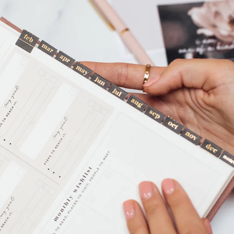 Monthly Tab Stickers - Pack of 2 Sheets