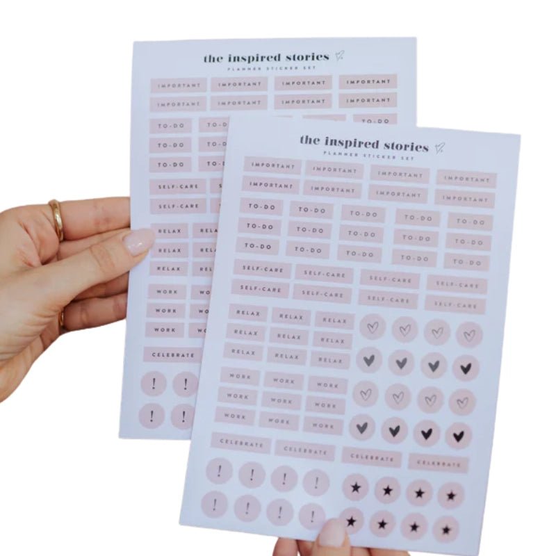 Planner Sticker Set - Pack of 2 Sheets
