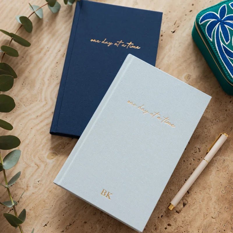 Undated Daily Planner with Fabric Hardcover - New Edition