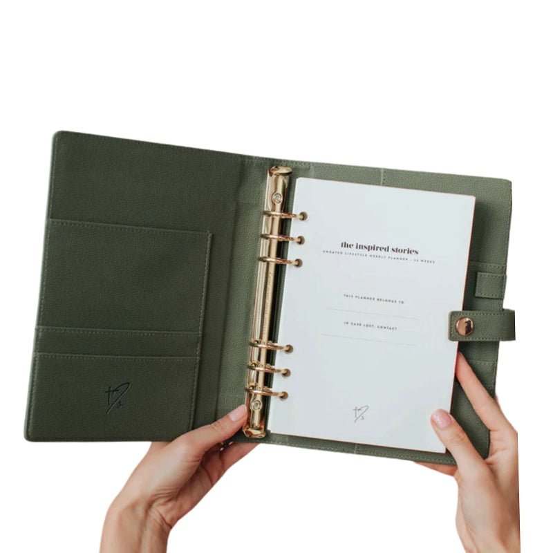 Undated Lifestyle Weekly Ring Binder Planner Set - A5