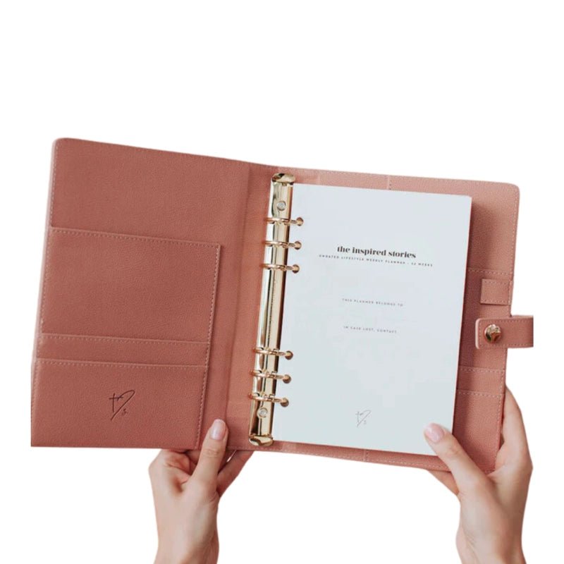 Undated Lifestyle Weekly Ring Binder Planner Set - A5