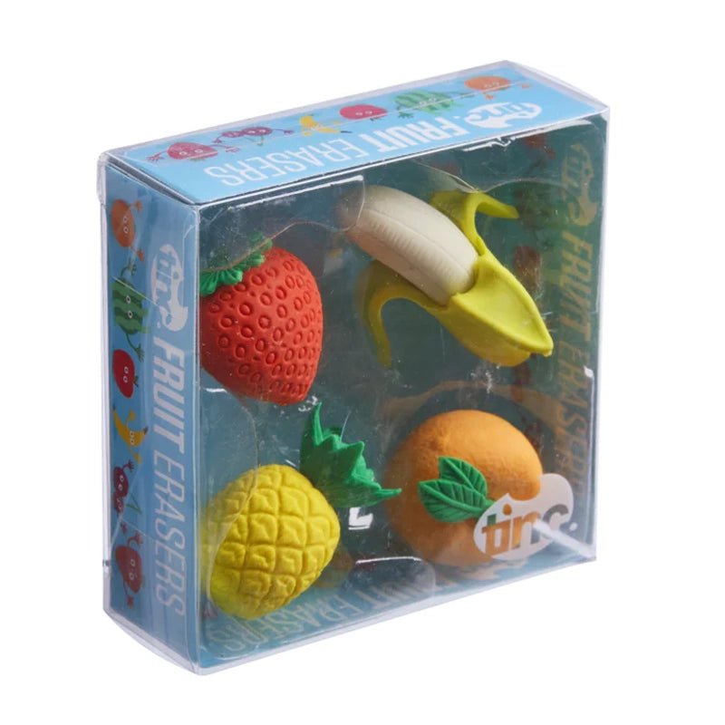 Scented Fruit-Shaped Eraser Set for Kids – 4pcs
