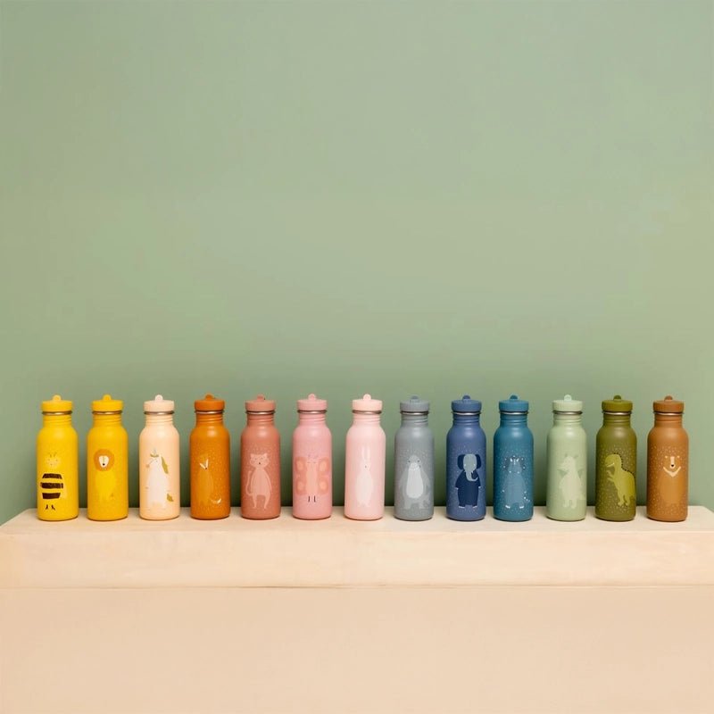 Animal Print Insulated Water Bottle For Kids - 500ml