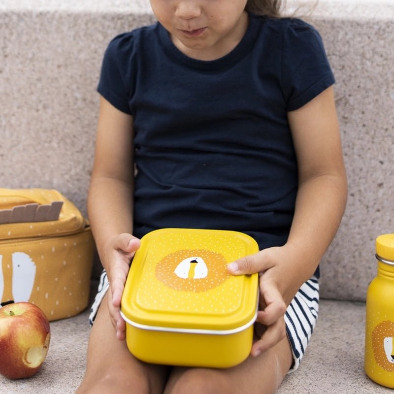Animal Print Stainless Steel Kids Lunch Box - Small