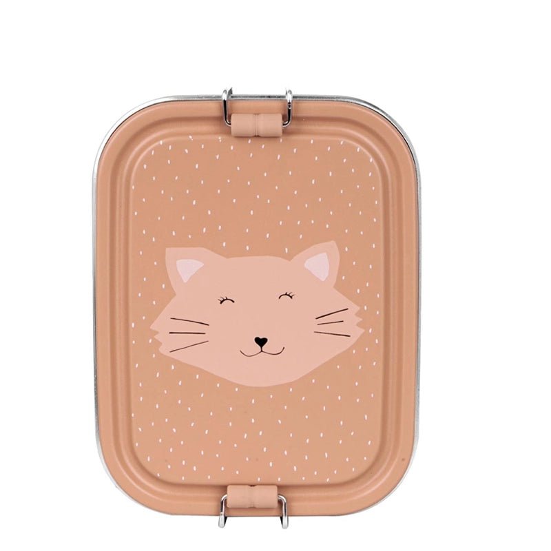 Animal Print Stainless Steel Kids Lunch Box - Small