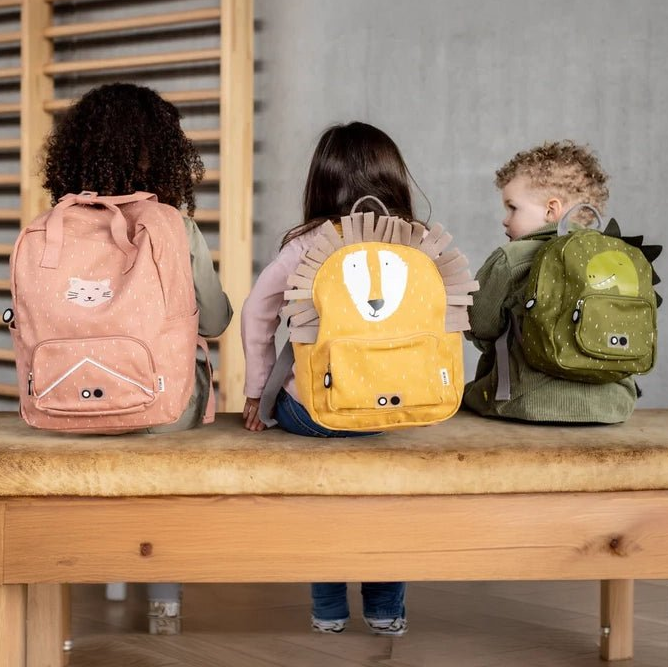Animal Shaped Recycled Cotton Kids Backpack - Small