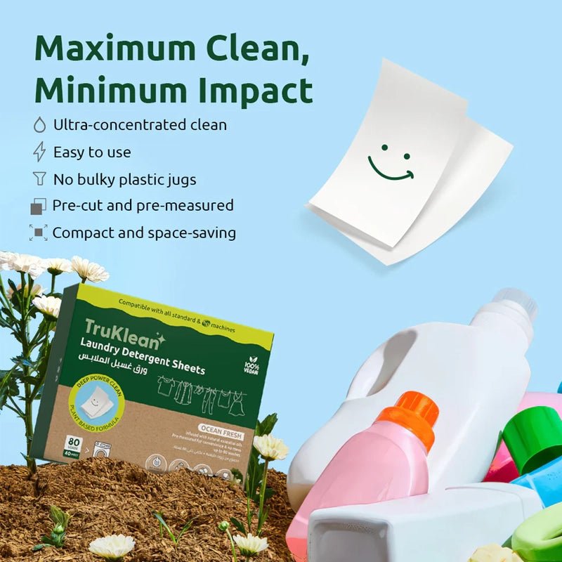 Hypoallergenic Laundry Detergent Sheets - 40pcs