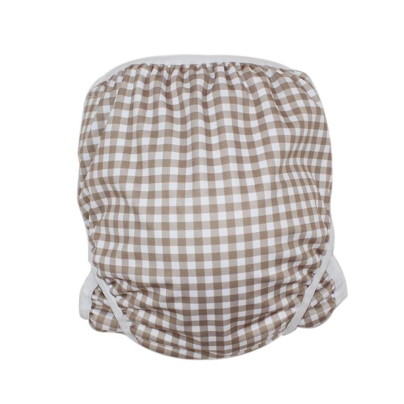 Tyoub Checked Reusable Swim Nappy & Wet Bag - Waha Lifestyle