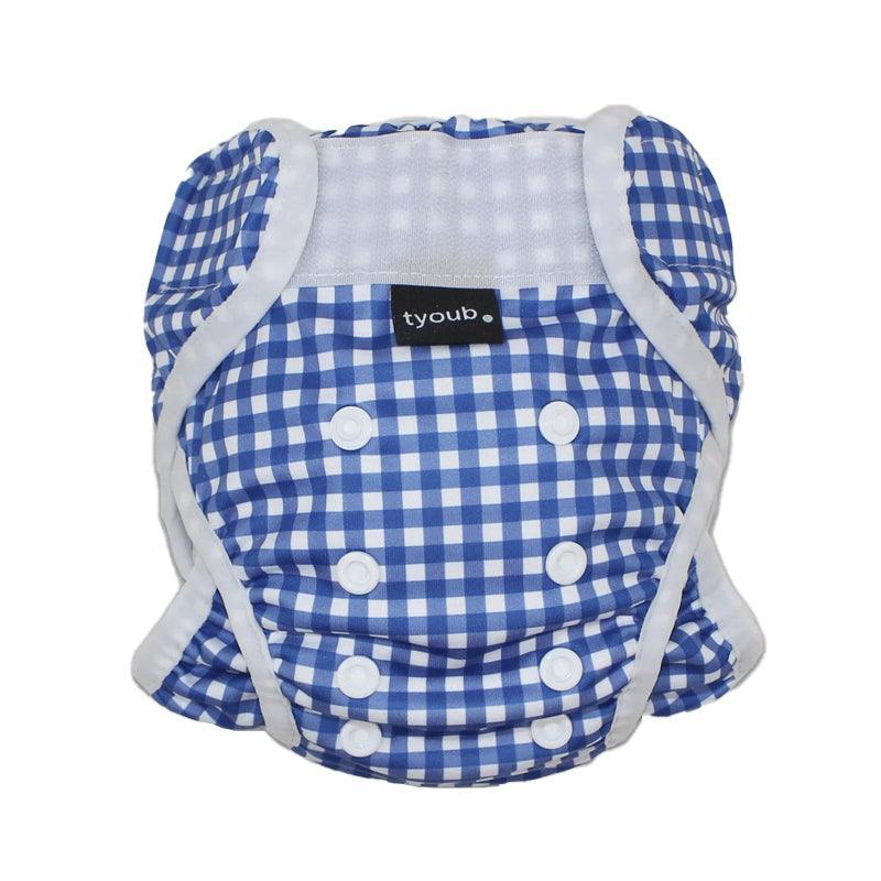 Tyoub Checked Reusable Swim Nappy & Wet Bag - Waha Lifestyle