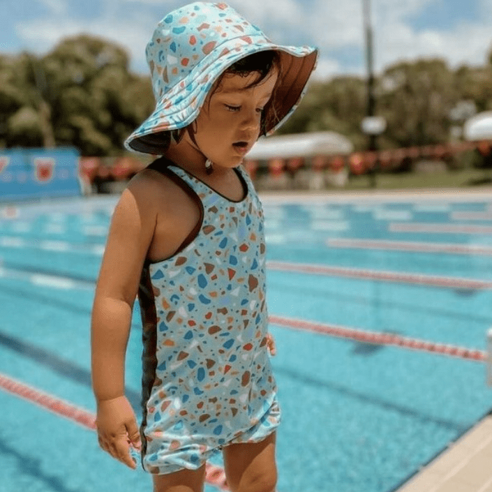 TYOUB Zootie Swimsuit For Kids - Ocean Glass Green in Kuwait - Waha Lifestyle