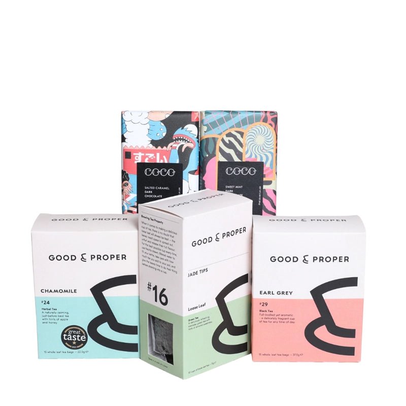 WAHA LIFESTYLE Artisanal Chocolate & Tea Gift Set - 5pcs in Kuwait - Waha Lifestyle