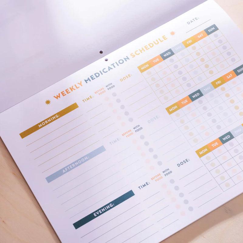 Weekly Medication Schedule - A4 - Waha Lifestyle