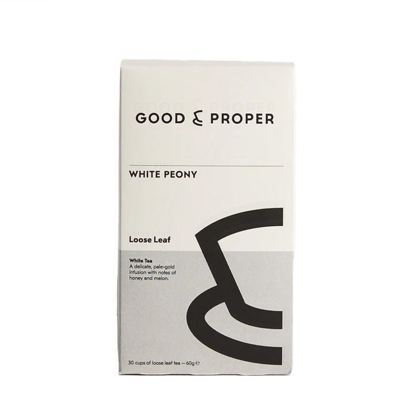 GOOD & PROPER TEA White Peony Loose Leaf White Tea - 60g - Waha Lifestyle