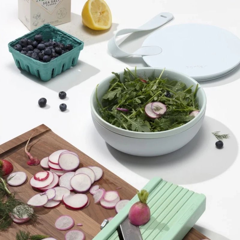 Ceramic Bowl Lunch Container with Lid & Strap - 1Ltr