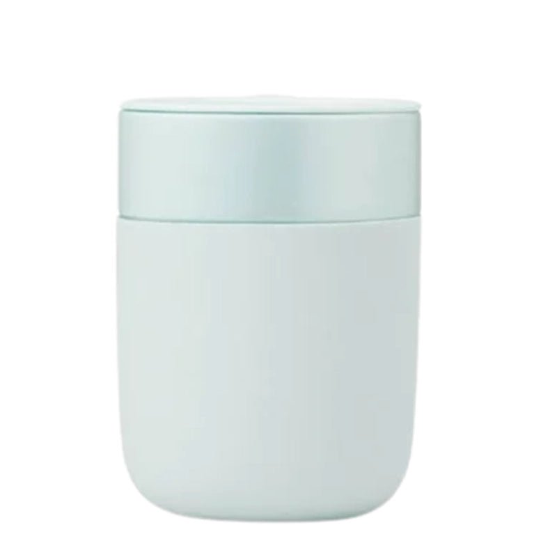 Portable Ceramic Mug with Protective Silicone Sleeve & Lid - 355ml
