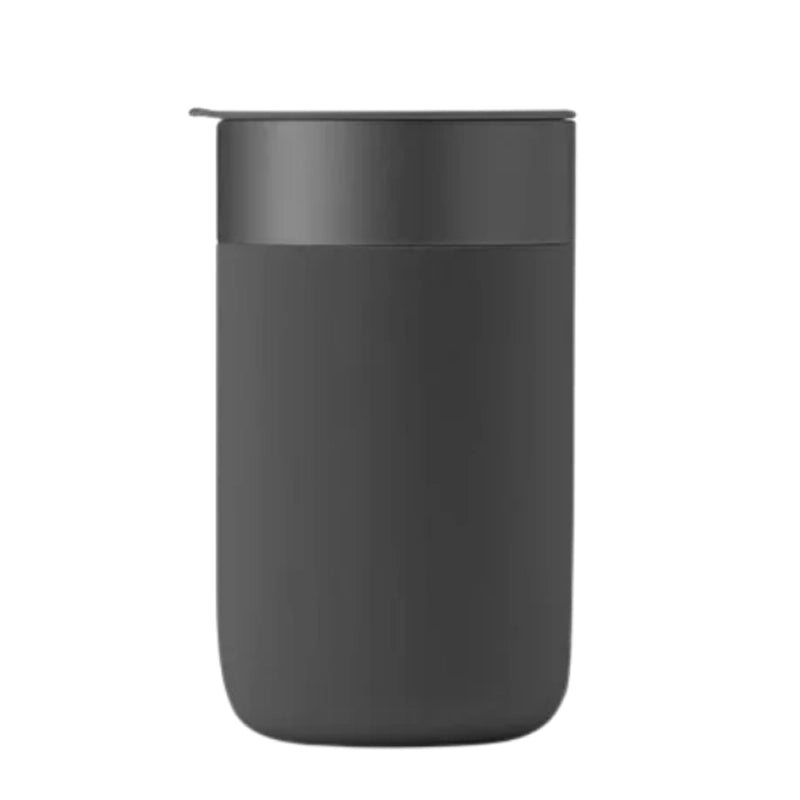 Portable Ceramic Mug with Protective Silicone Sleeve & Lid - 473ml