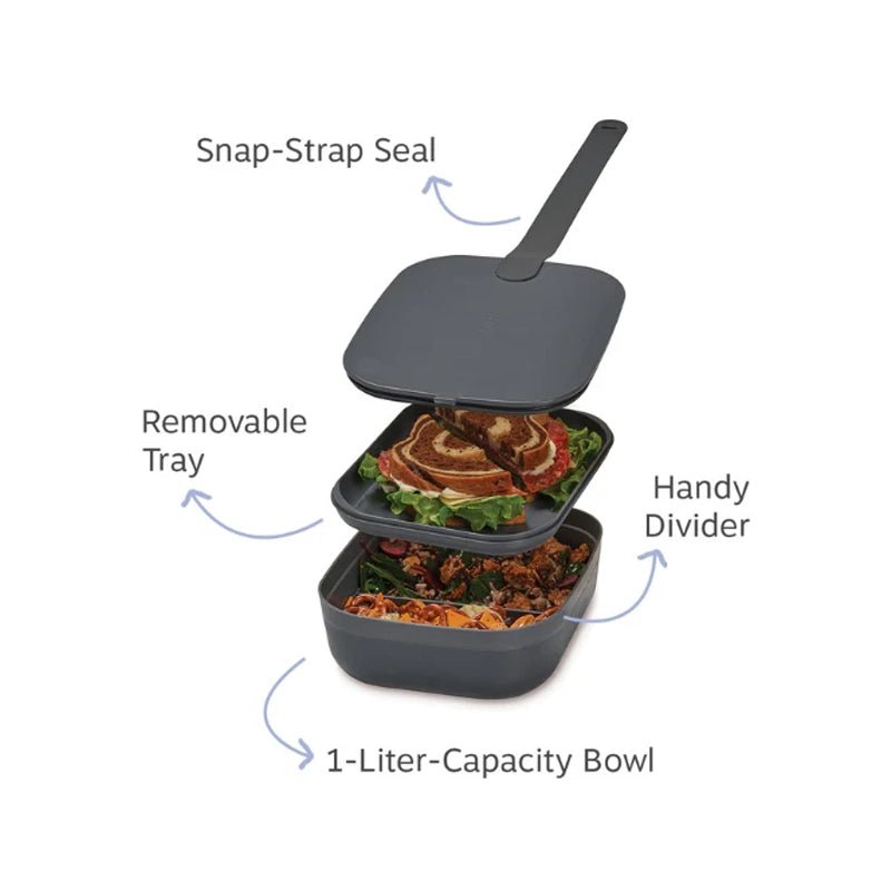 3-Compartment Bento Lunch Box - 1.5Ltr