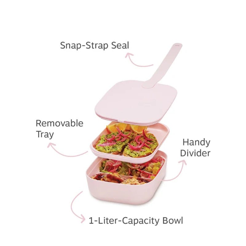 3-Compartment Bento Lunch Box - 1.5Ltr