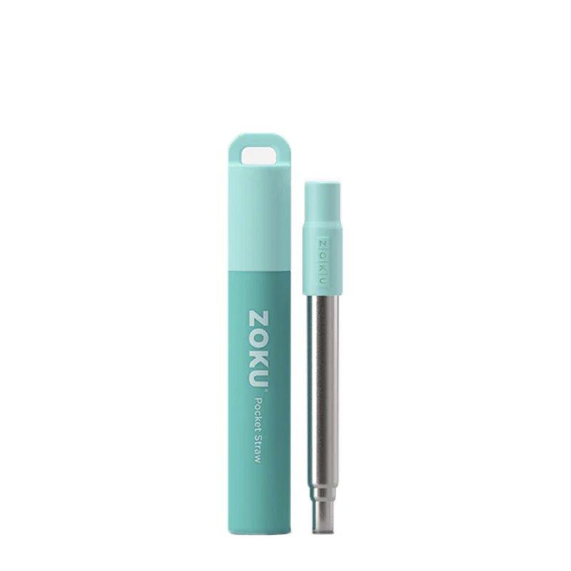 Zoku Two Tone Pocket Straw Set - 3Pcs - Waha Lifestyle
