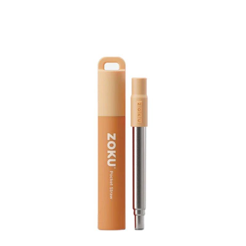 Zoku Two Tone Pocket Straw Set - 3Pcs - Waha Lifestyle
