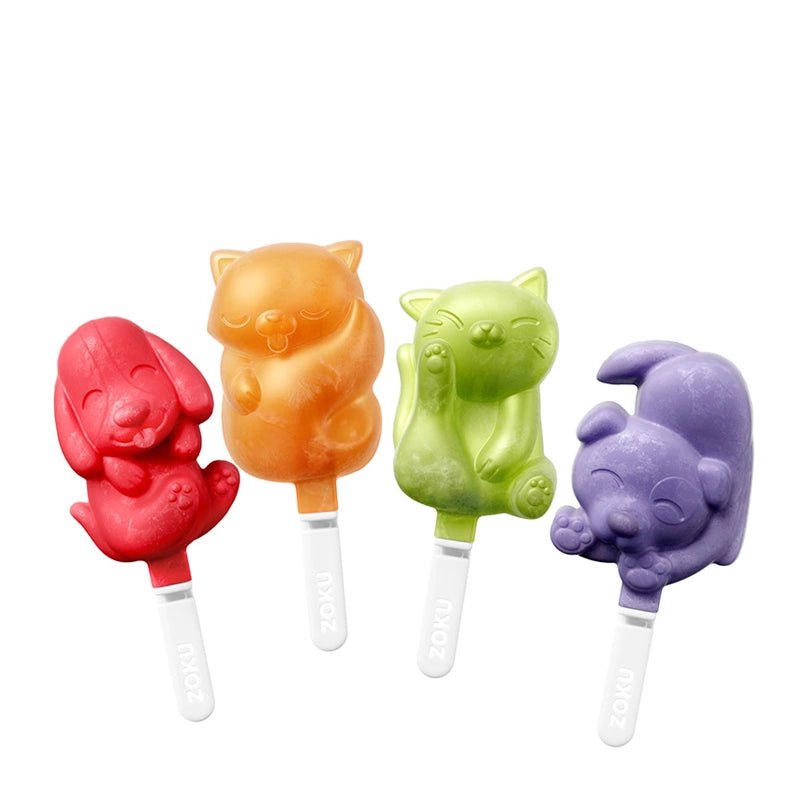 Reusable Silicone Cat and Dog Ice Pop Mould Tray