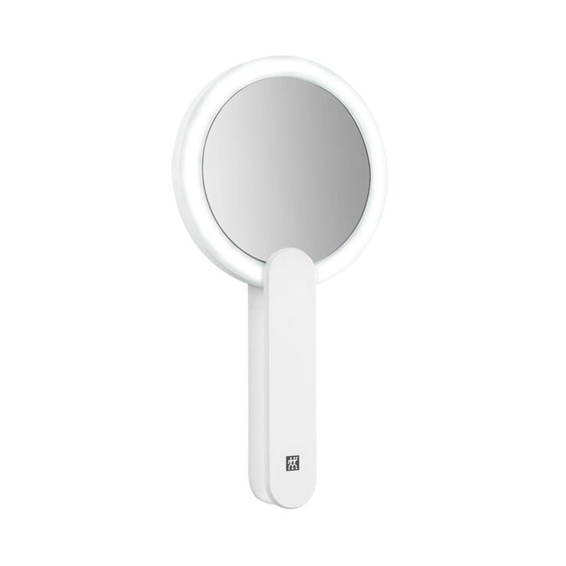 Rechargeable LED Makeup & Travel Mirror with 360° Rotation
